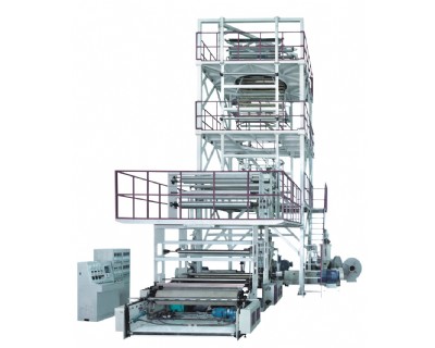 01 SJ-GS系列 三至五層共擠薄膜吹塑機組（IBC膜泡內(nèi)冷型）